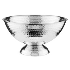 Hammered Champagne Bowl Punch