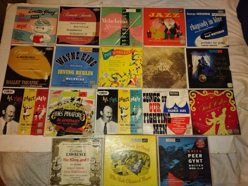 Vintage record sets - vintage,