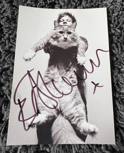 Sheeran signed autographed - signed,