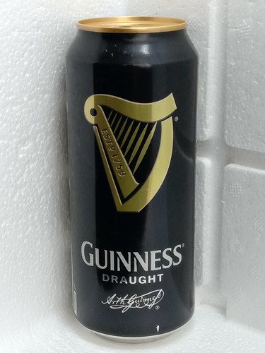 Empty beer can guinness - can,