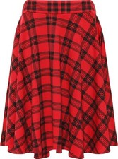 Womens Plus Size Tartan Check