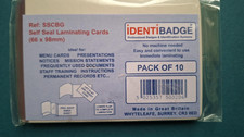 10 x SELF SEAL LAMINATING