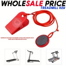 UK Universal Running Machine Safety Key Treadmill Magnetic Security Switch Lock
