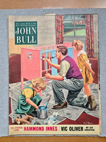 Painting the cot - blue, cover