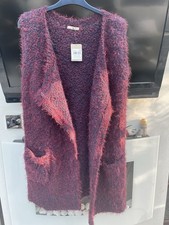 Ladies Purple Burgundy Gilet