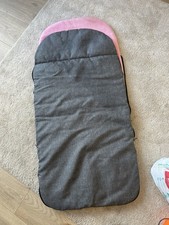 Pushchair Cosy Toes Comfort Liner for Babies And Toddler Large Pink Fleece Lined