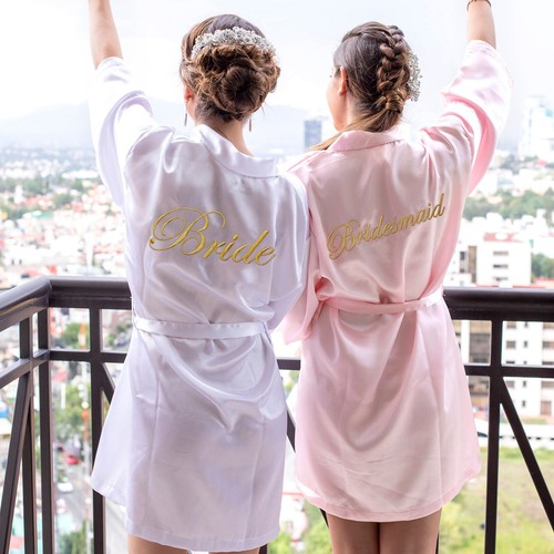 Personalized wedding robe - personalized,
