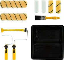 Coral Max Coat 8pc Paint Roller & Brush Set – For Emulsion & Gloss Paints