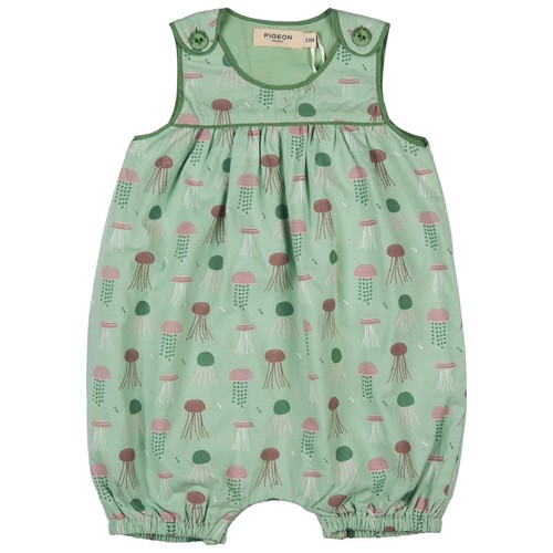 Pigeon organics baby playsuit - pigeon,