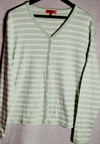 Ladies apple green/white