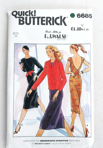 Vintage butterick 1980 - vintage, 1980's