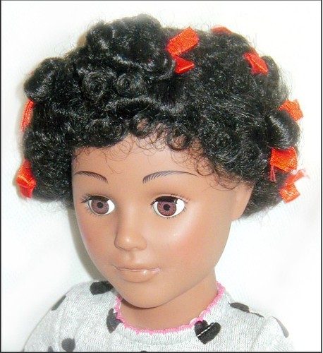 New black doll - black,