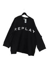Replay Men's Hoodie XXL Black