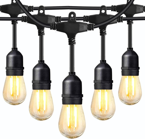 Outdoor string lights 49ft - string,