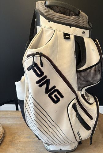 Ping dlx white cart golf - golf, bag