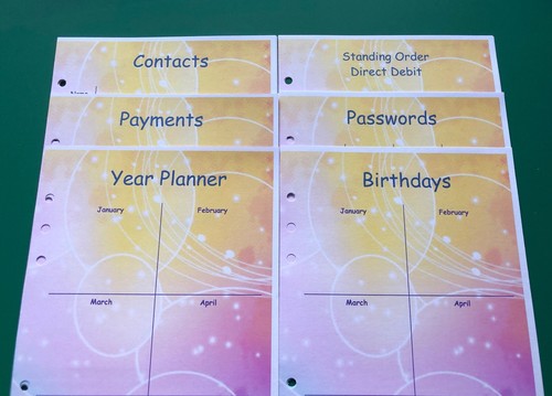 Filofax organiser paper - a5,