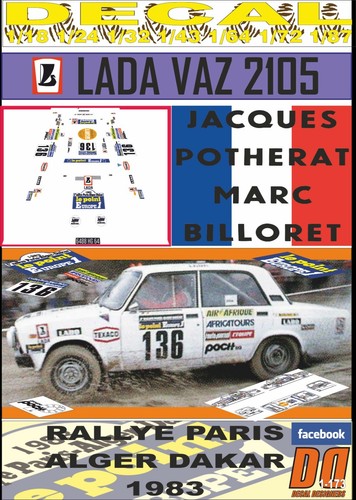 Decal lada vaz 2105 jacques - lada,