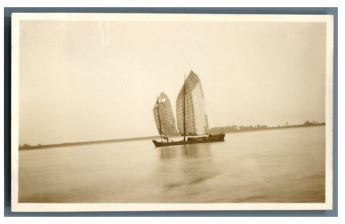 China junk boats - china,, vintage