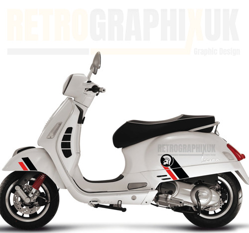 Trojan side panel stripes - trojan,