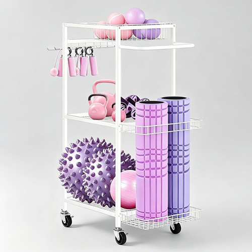 Workout equipment storage rack - workout,