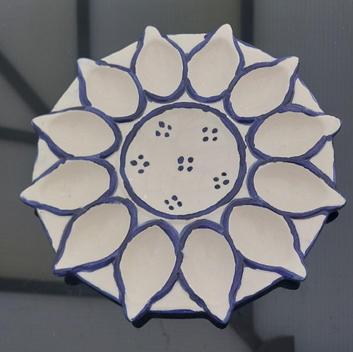 Spanish pottery hand painted - spanish,