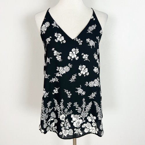 New loft black floral - new, cami