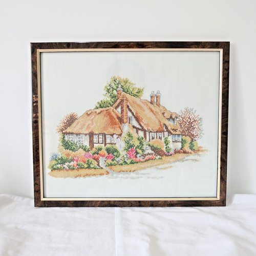 Vintage framed completed - framed,