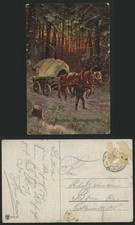 Germany Forest Fire Horses