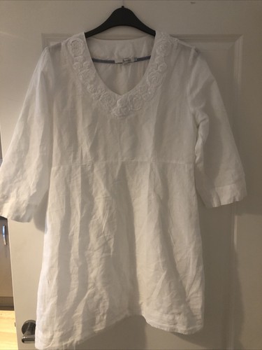 Size cotton linen white - size, 14