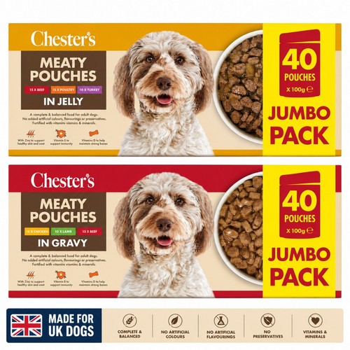 Chester dog food - food, meaty