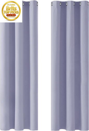 Blackout curtains grey 90x54 - blackout,