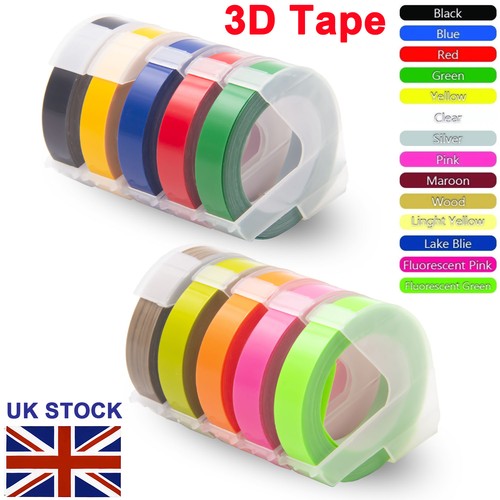 Dymo 9mm embossing tape - 3d,