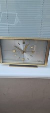 Vintage 1970's Seth Thomas Brass mantle clock, working, (battery)
