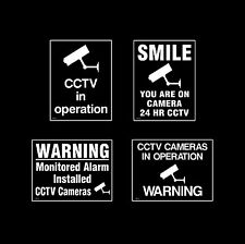 CCTV Window Stickers Sign, Sticker - All Materials - Choose Your Design