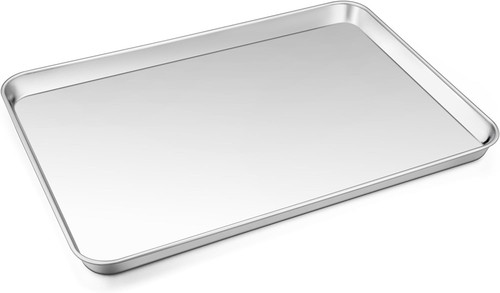 Stainless steel cookie sheet - steel,
