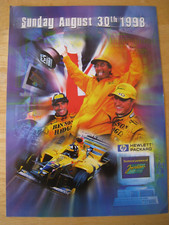 EDDIE JORDAN GRAND PRIX F1 WORLD CHAMPIONSHIP 1998 ADVERT A4 FILE 46