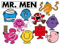 Mr. Men Themed Edible Icing