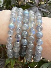 Blue Moonstone Crystal Beaded