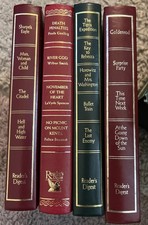 4 Readers Digest Condensed Hardcover Book Bundle