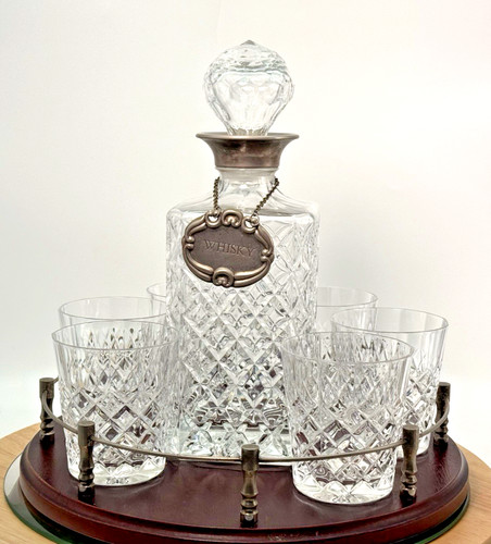Vintage decanter tumblers - decanter,