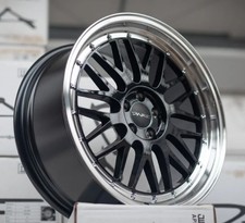 *BBS* x4 18" LM Style Alloys Black PL 5x120  Bmw 1 2 3 Series Insignia 8J