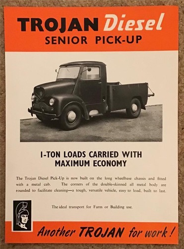 Trojan diesel senior pickup - diesel,
