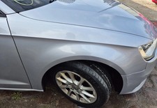 13-19 AUDI A3 8V DRIVER FRONT WING SILVER LZ7G