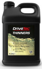 DRIVETEC Standard Thinners - 5L Paint Primer Robust Cleaner Versatile STTHIN5L