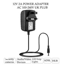 12V 2A AC/DC UK Power Supply