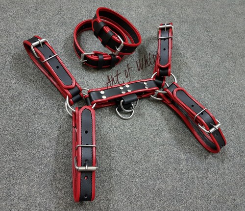 Mens leather adjustable strap - leather,