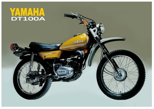 Yamaha poster dt100 - poster, a