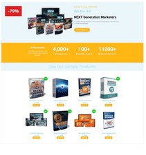 Ready-Made Digital Products Business Website + 250 Top Sellers Included