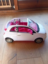 Barbie White Fiat Car