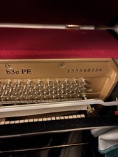 A Great Conditions Yamaha B3E Upright Piano, Polish Finish With Stool And Cover